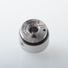 Replacement Build Deck for Empire V Style RTA – Knurled Surface, Silver Stainless Steel