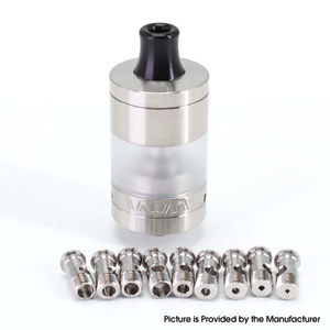 SXK VWM Intensa Style RTA Rebuildable Tank Atomizer – 5.2ml, 316SS + PCTG, 10 Air Pins, 22mm