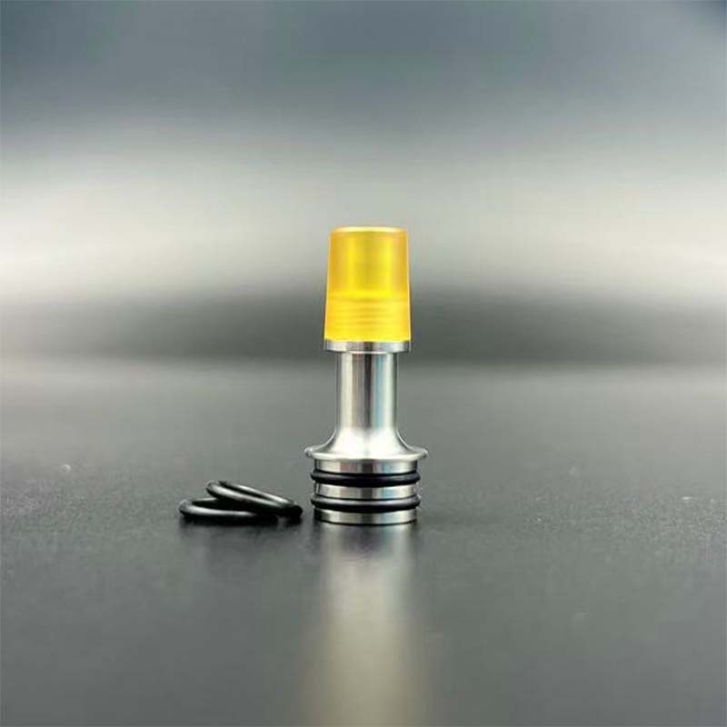 510 Drip Tip Stainless Steel Base + PEI / POM / PEEK Mouthpiece for RTA / RDA Atomizers