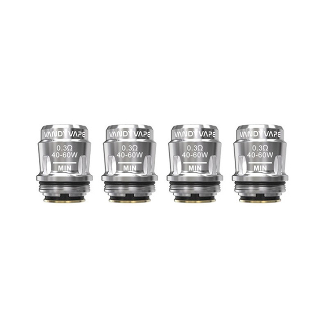 Authentic Vandy Vape Replacement Mesh Coil Head for Jackaroo Tank / Jackaroo Kit - 0.3 Ohm (40~60W) (4 PCS)