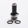 SXK Replacement Drip Tip for SXK NOI Style RTA Vape Atomizer - Black, PEI + Stainless Steel, 23mm