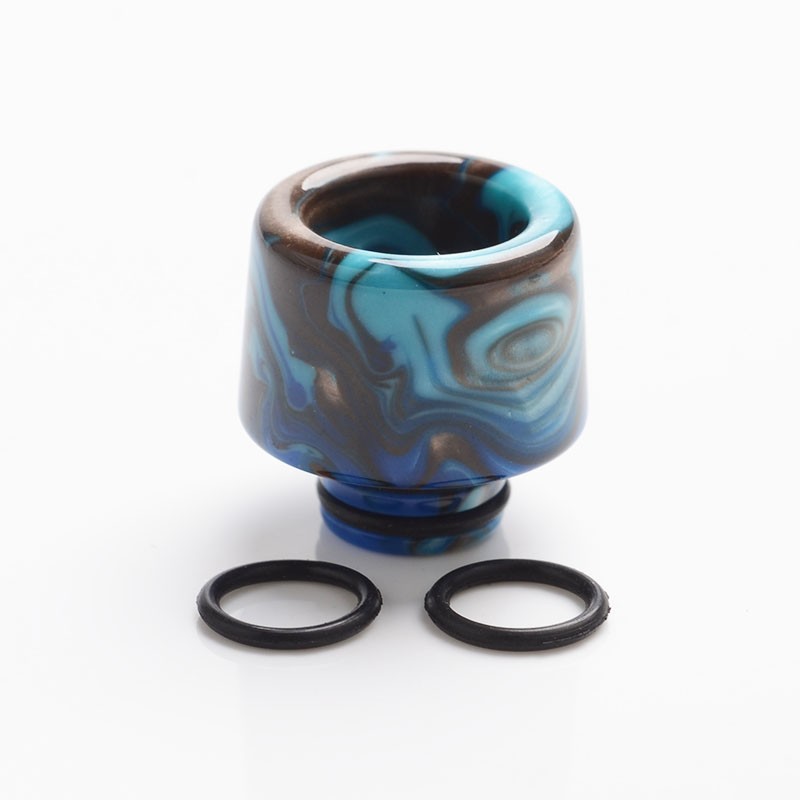 Authentic Reewape AS266 510 Replacement Drip Tip for RDA / RTA / RDTA / Sub-Ohm Tank Vape Atomizer - Blue, Resin, 15.5mm