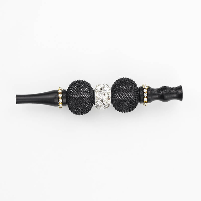 Hookah Mouthpieces Wearable Rhinestone Inlaid Shisha Filter Assembled Cigarette Holder Accessries-Lantern shape 