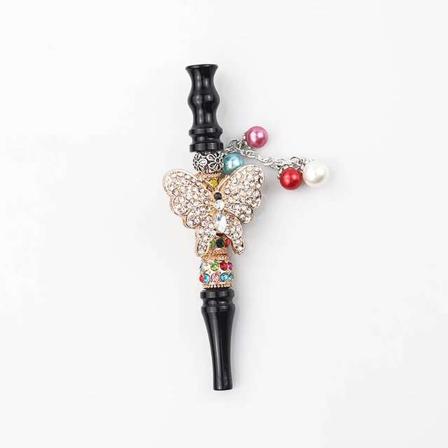 Hookah Mouth Tips, Jewelry Alloy Shiasha Mouthpieces-butterfly shape