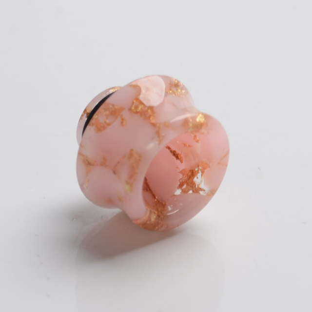 Authentic Reewape AS243 510 Replacement Drip Tip for RDA / RTA / RDTA / Sub-Ohm Tank Vape Atomizer - White Gold, Resin, 13mm