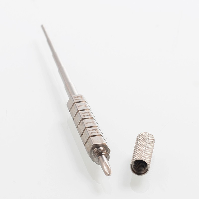 Micro Coil Jig Plus with Screwdriver - Silver, Stainless Steel, 1.5mm, 2.0mm, 2.5mm, 3.0mm, 3.5mm