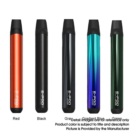 Authentic Hcigar E-Pod Pod System Vape Starter Kit 650mAh, 2.0ml, 0.8ohm Mesh Coil