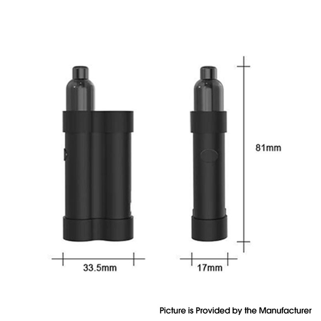Authentic Gas Mods Mars 15W 750mAh Pod System Starter Kit - Red, Metal + Plastic, 2ml, 1.5ohm / 1.8ohm