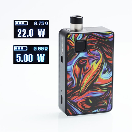 Authentic Artery PAL II 2 Pro 22W 1000mAh Pod System VW Mod Kit , 5~22W, 0.6ohm / 1.0ohm, 3ml (Standard Edition)