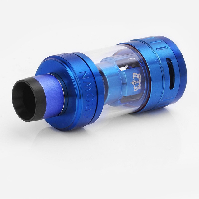 Authentic Uwell Crown 3 III Sub Ohm Tank Clearomizer - Blue, 5ml, 0.25 Ohm, 24.5mm Diameter