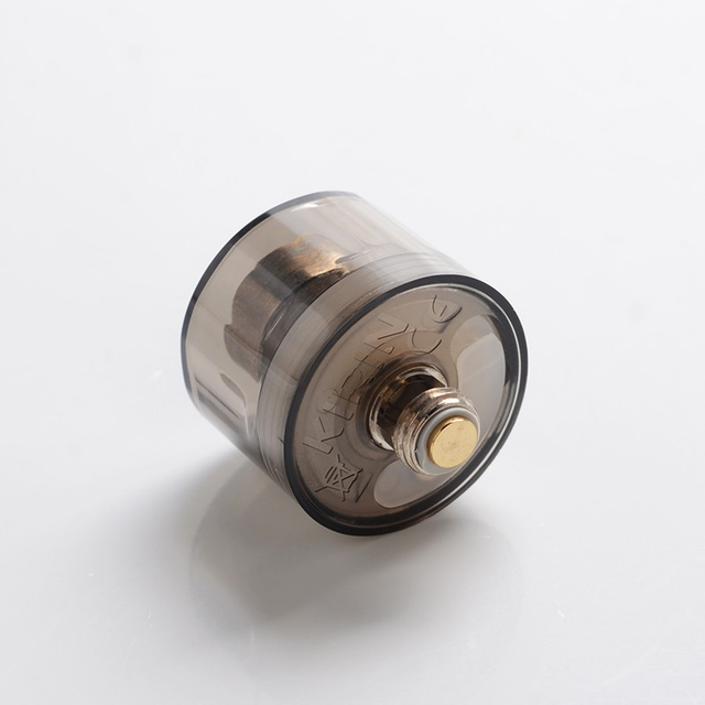 Authentic KIZOKU Kirin Semi-Mech Tube Mod Replacement Disposable Tube Tank w/ 0.5ohm Coil - Translucent Black, PCTG, 2ml (3 PCS)