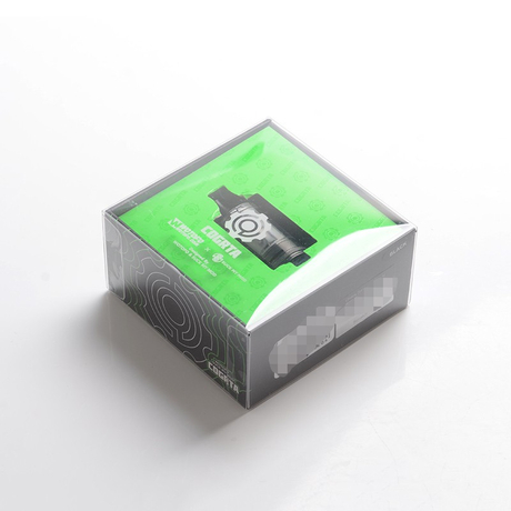 Authentic Wotofo COG MTL RTA Rebuildable Tank Vape Atomizer - Black, Stainless Steel + PCTG, 3ml, 22mm Diameter