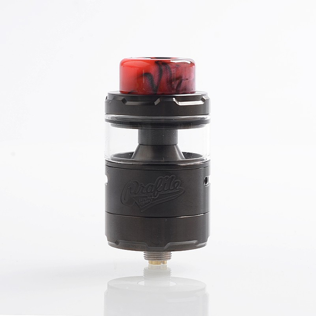 Authentic Wotofo Profile Unity RTA Rebuildable Tank Atomizer - Black, Stainless Steel, 5ml, 25mm Diameter