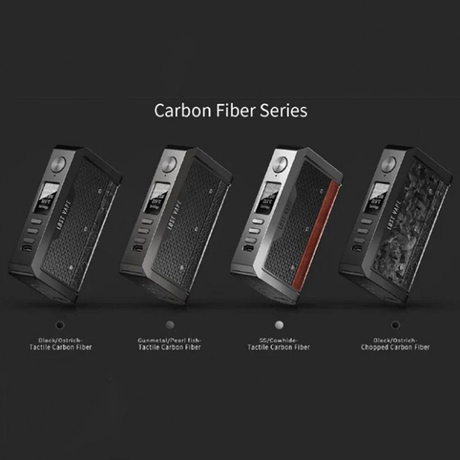 Authentic Lost Vape Centaurus DNA 250C 200W TC VW Vape Box Mod - Black/Crocodile-Stabwood, 2 x 18650, 1~200W, 200~600'F