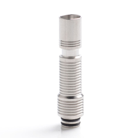 YFTK Replacement 510 Drip Tip for ParavozZ Ghost V2 RDTA / RDA / RTA / Sub Ohm Vape Tank Atomizer - Silver, 316 Stainless Steel