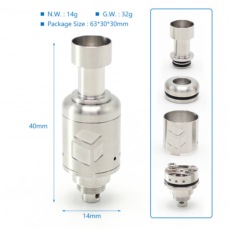 SXK Rubik RBA Bridge for Billet / SXK BB / Vandy Vape Pulse AIO / Boro