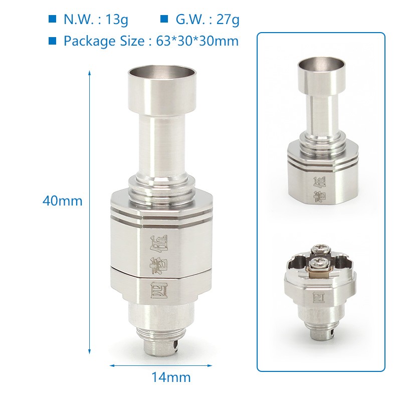 SXK Four One Five 415BB MTL RBA für Boro Tank / Billet / SXK BB / VANDY VAPE PUPE PILSE AIO / CTHULHU AIO / BORO MOD