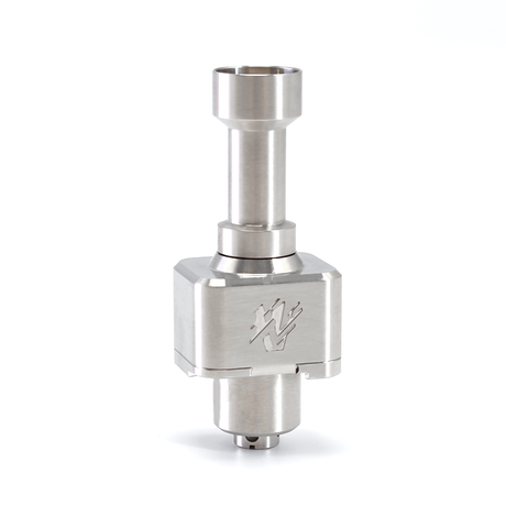 SXK BY-KA Style RBA Bridge 316SS for Billet Box / BB / Boro Mods – Silver, Airflow Inserts 1.0–3.0mm