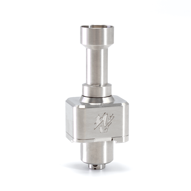 SXK BY-KA Style RBA Bridge 316SS for Billet Box / BB / Boro Mods – Silver, Airflow Inserts 1.0–3.0mm