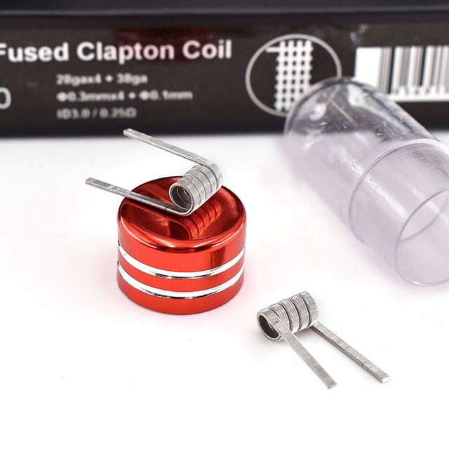 Authentic ThunderHead Creations THC Artemis RDTA Replacement Ni80 4-Core Fused Clapton Coil - 0.25ohm, 28GA x 4 +38GA (10 PCS)