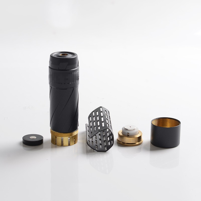 El Thunder V4 Style Vape Mechanical Mod, Brass, 1 x 18650 / 20700 / 21700