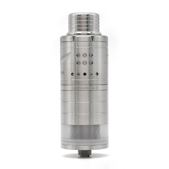 ULTON VG Extreme V2 Style RTA Rebuildable Tank Vape Atomizer - Silver, 6.5ml, 23mm Diameter