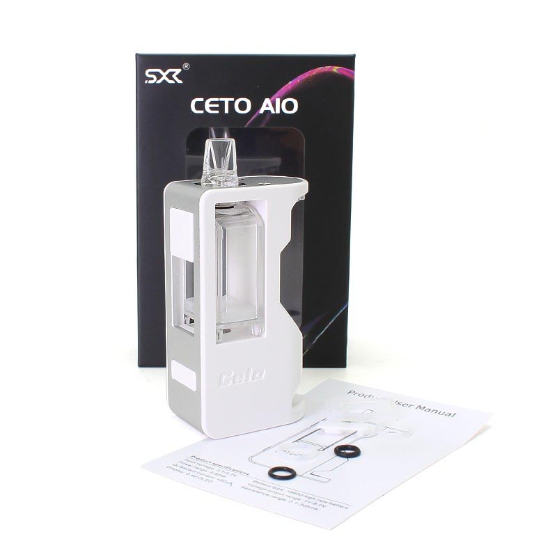 Authentic SXK CETO AIO Box Mod VW 5~80W, 1 x 18650, SDI 80W Chipset, Compatible with Billet RBA / Boro Tank