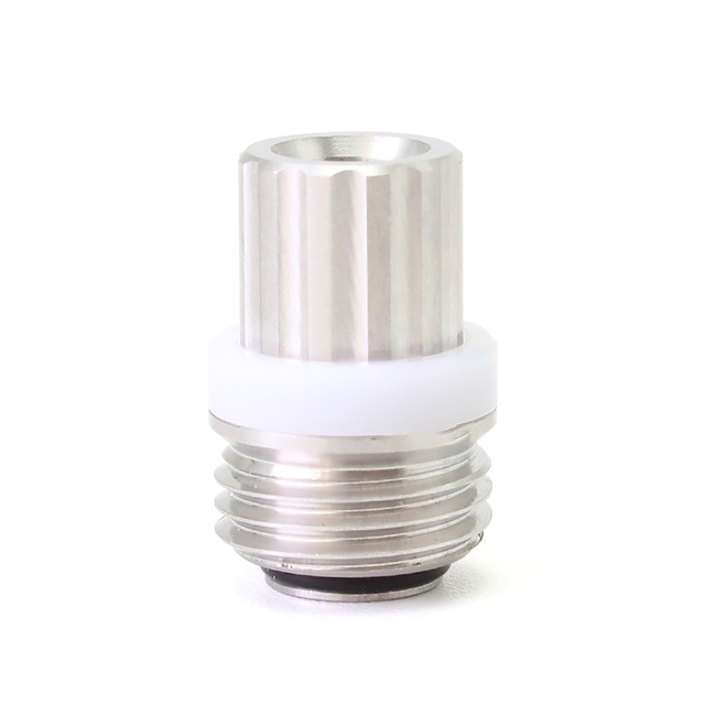 SXK Notch Style Drip Tip for BB / Billet / Boro AIO Box Mod - Silver, 316 Stainless Steel + POM