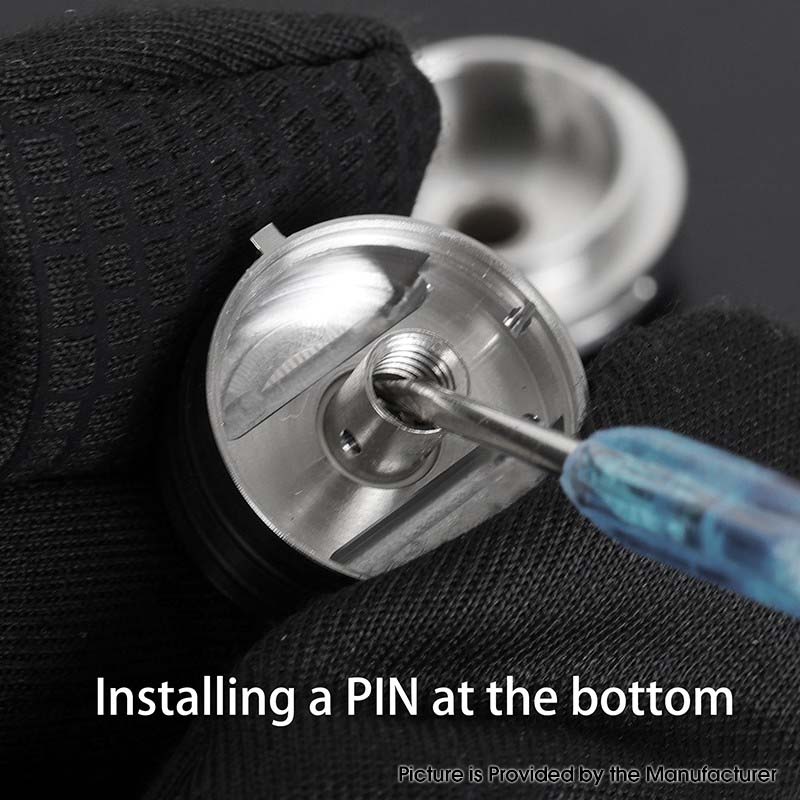 YFTK Bottom Intake Base Deck V2 for FEV Flash e-Vapor V4.5 / V4.5S+ RTA Atomizer