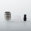 YFTK Caiman V.5 RDA Rebuildable Dripping Vape Atomizer - Silver, 316SS, Air Pins 1.2mm / 1.4mm / 1.7mm, 22mm