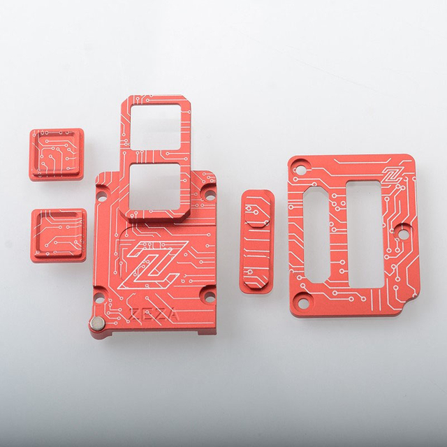 Zeza Style Inner Plate Smitch Set Set для SXK BB Style 70W / DNA60W / BEWLET Mod Алюминиевый сплав, шаблон B