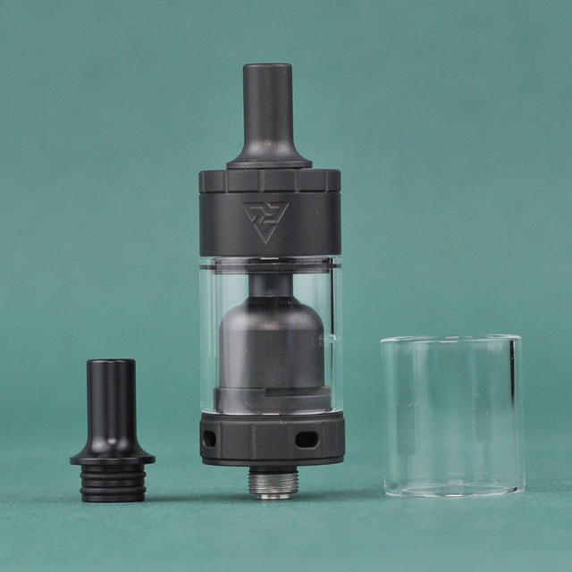 Authentic Ambition Mods TRINITY MTL RTA Atomizer 2ml Rebuildable Tank, Airflow Pins (0.8–1.4mm), 19mm Diameter