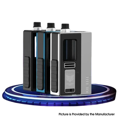Authentic Ambition Mods Kil-Lite Pro 60W AIO Boro Box Mod – Evolv DNA60C Chip, 1-60W VW, 1*18650, Boro Tank & RBA Compatible