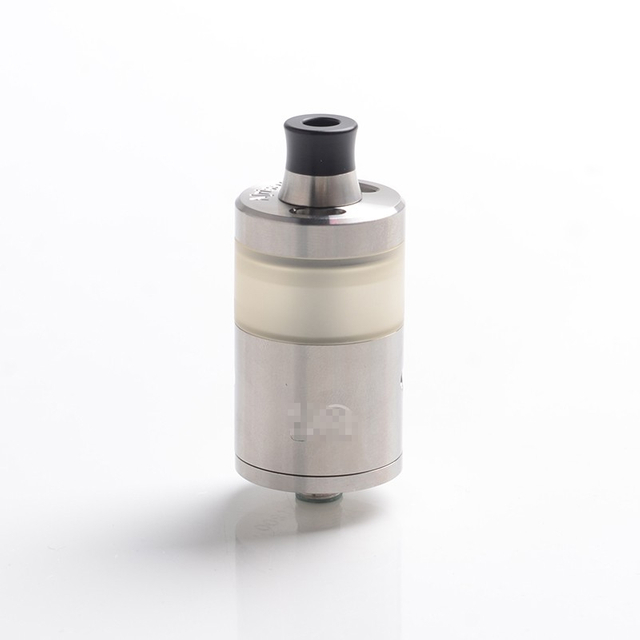Squ Arise Style RTA Rebuildable Tank Vape Atomizer - Silver, SS + PSU, 4.0ml, DL / MTL, 24mm Diameter