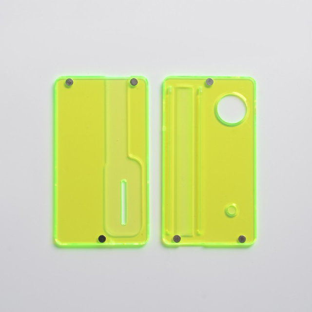 Replacement Front + Back Door Panel Plates for dotMod dotAIO Vape Pod System, PCTG (2 PCS)