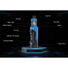 SMOKTech SMOK Rigel Mini Kit 80W Box Mod with TFV9 Mini Tank, 1~80W, 1 x 18650, 3.0ml, 0.15 / 0.6ohm