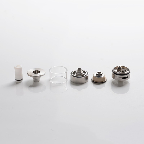 YFTK Dvarw MTL FL Facelift Style RTA Rebuildable Tank Vape Atomizer, 3.5ml, 316 Stainless Steel, 22mm Diameter