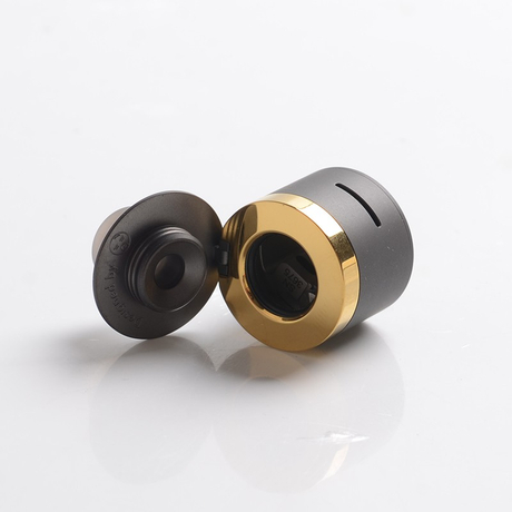 BP Mods Bushido V3 RDA Rebuildable Dripping Atomizer w/ BF Pin, Stainless Steel, 22mm Diameter