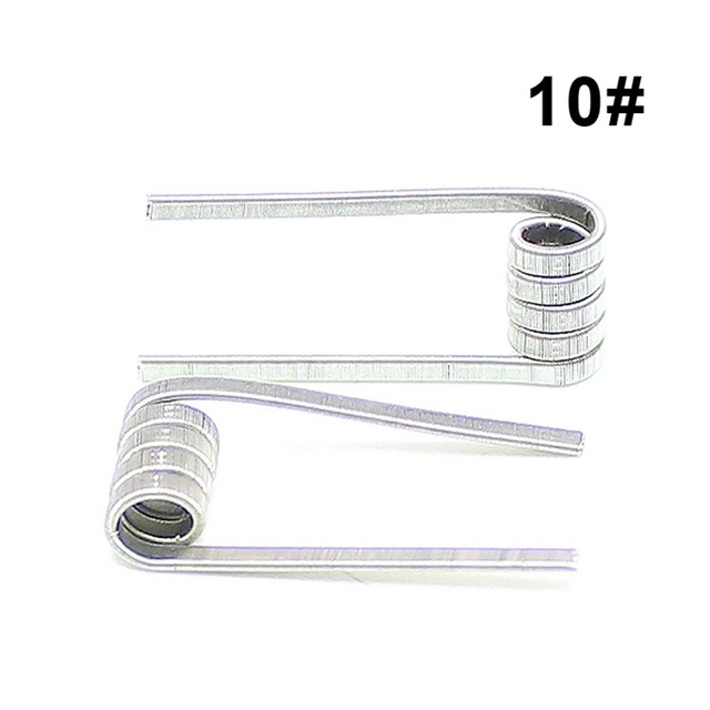 SXK ETU Pre-built Coil Wire for RDA Atomizer - 0.15ohm, Ni80, Kernel 26GA x 3 + 38GA, Wrapped 0.4 x 3 + 0.1 (10 PCS)