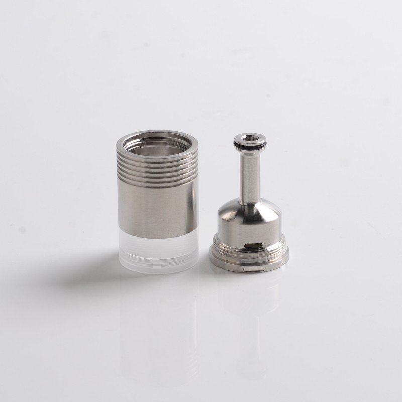 SXK Replacement Standard Set Chimney + Tank Tube for KA V9 Style RTA - Silver, 316 Stainless Steel + PC, 5.0ml