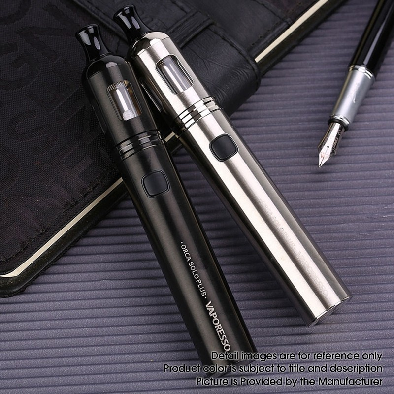 Vaporesso Orca Solo Plus AIO 1200mAh Pod System Vape Kit de démarrage, 2,0 ml, 0,3Ohm / 0,6Ohm
