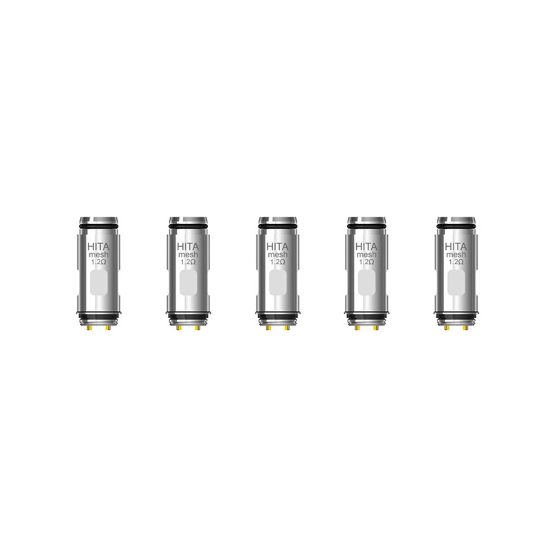 Asvape Hita 30W Kit / Hita Ink Kit Replacement Mesh Coil Head - Silver, 1.2ohm (5 PCS)