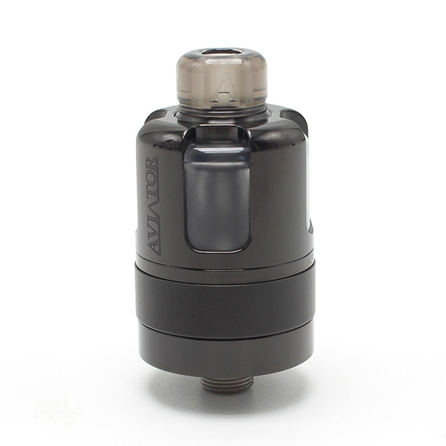 SXK Aviator RTA Rebuildable Tank Vape Atomizer 316SS + PCTG, MTL / DL Vaping, 3.5ml, 4 PCS Air Intake, 22mm