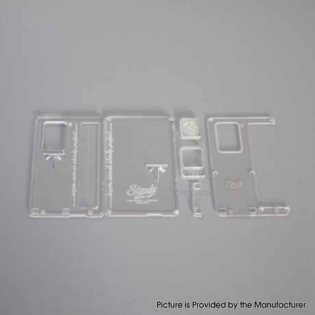 SSPP Front + Back Door Panel Plate Set for Cthulhu AIO Mod Kit - Translucent