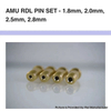 5avape hussar amu rba reemplazo rdl pasadores de flujo de aire 1.8 mm, 2.0 mm, 2.5 mm, 2.8 mm (4 pcs) / 1.1 mm, 1.4 mm, 1.5 mm (3 pcs)