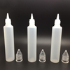 PE Plastic Refillable E-Liquid Bottles Childproof Cap, Vape Juice Storage