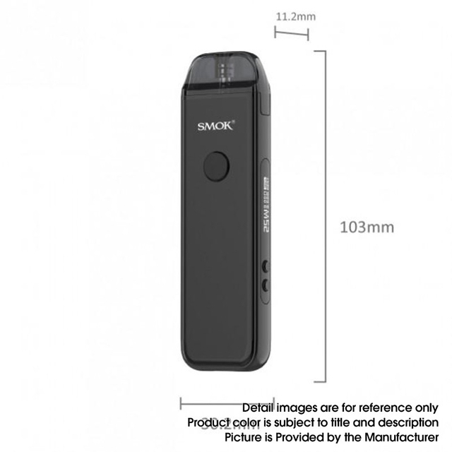 SMOKTech SMOK ACRO 25W 1000mAh Pod System Vape Kit, 5~25W, 2.0ml Pod Cartridge, 0.8ohm