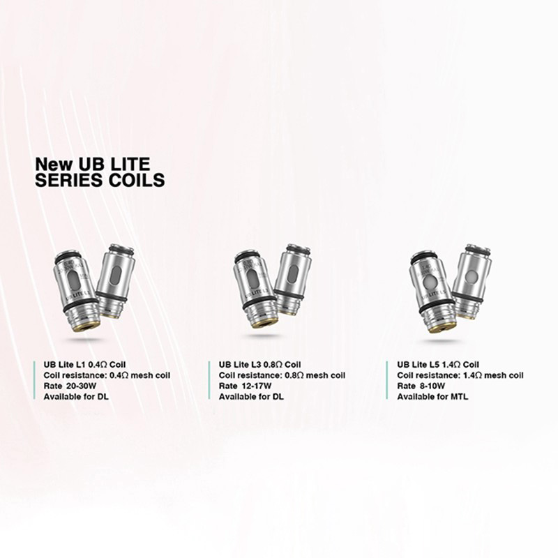 Lost Vape UB Lite Pod Kit / Pod Cartridge Replacement UB Lite L5 Coil Head - 1.4ohm, 8~10W, MTL (5 PCS)