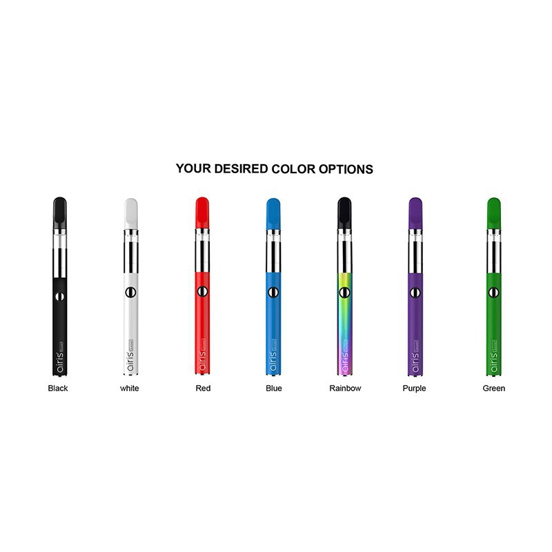 Airistech Quaser Vaporizer Pena Kit Vape, 350mAh, Teknologi Pemanasan Kuarsa, Mogok DAB Inovatif, 1.8ohm