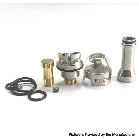 LYNK Eden RBA Bridge for Billet / BB / Boro Tank Stainless Steel, Air Pins 1.0 / 2.0 / 3.0 / 3.5 / 4.0mm